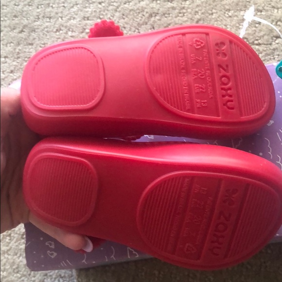 Red Toddler Flats size 7 - Picture 3 of 4